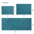 thumbnail image 6 of Subrtex Luxury Chenille Bathroom Rug Extra Soft and Absorbent Shaggy Rugs (Stone Blue,24"*60"), 6 of 8