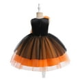 thumbnail image 3 of Girls Witch Deluxe Halloween Fancy Dress Costumes Fairytale Outfits w/Hat, 4-10 Year, 3 of 8