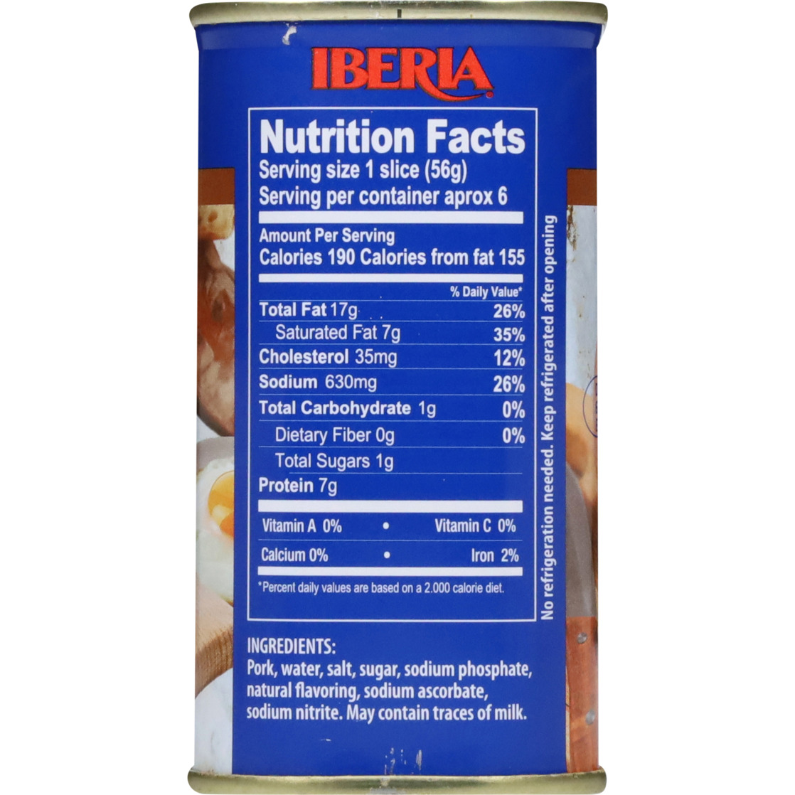 Iberia Pork Luncheon Loaf 12 oz