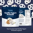 thumbnail image 3 of Funtasty Vanilla Yogurt Covered Pretzels, Sweet & Salty Crunchy Snack, 22 Ounce Bag, 3 of 7