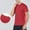 Red, variant on lkfuzj Mens Gym Workout T-Shirt Slim Fit Short Sleeve Crew Neck Pullover Tops Performance Athletic Shirts Running Fitness Tee - White