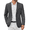 Dark Grey, variant on COOFANDY Men's Casual Blazer Jacket Slim Fit Two Button Suit Jackets Lightweight Knit Sport Coat