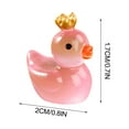 thumbnail image 2 of Dadiaei Luminous Mini Duck Tiny Resin Duck Little Duck Figurines Bulk for Dollhouse Ornament Micro Garden Landscape Hide and Seek Prank Toys Adorable Party Toys Crafts Decor, 2 of 5