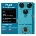 thumbnail image 2 of Electric Guitar Effects Pedal Mini Crnch Distoriton  Guitar Pedals Crnch Distoriton, 2 of 7