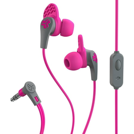 JLab JBuds Pro Signature Earbuds - Stereo - Pink - Mini-phone - Wired - Nickel Plated - Earbud - Binaural - In-ear - 4 ft