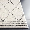 thumbnail image 3 of SAFAVIEH Melody Andrea Geometric Polyester Area Rug, Ivory/Black, 6' x 9', 3 of 11