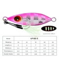 thumbnail image 4 of M001 Metal Jig Spoon Lure 6pcs 10-60g Fishing Hard Artificial Bionics Bait For Tuna Bass Saltwater Slow Jigging Fishing Tackl, 4 of 10