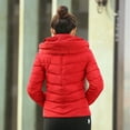 thumbnail image 3 of Viikei Winter Coats for Women Women Thick Outerwear Hooded Coat Short Slim Cotton-padded Jackets, 3 of 3
