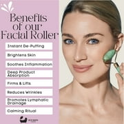 Eco Bath London Jade Face Roller - Ridged End