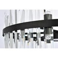 thumbnail image 6 of Serena 32 inch crystal round chandelier in black, 6 of 9