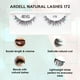 thumbnail image 3 of Pestañas postizas Ardell Natural Lashes 172 reutilizables, paquete de 4, 3 of 4