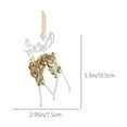 thumbnail image 3 of AUTUMN Christmas Tree Ornament Decorations, Christmas Deer Gold-Edged Ornament Hanging, for Christmas Tree Home Gift for Christmas Pendant Xmas Party Decorations, 3 of 6