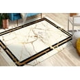 thumbnail image 3 of Gold Marble Rug, Trendy Rugs, Black and Gold Rug, Marble Rug, Luxury Rug, Gift For The Home, Runner Rug, Anti-Slip Carpet, Modern Rug, 5.9'x9.2' - 180x280 cm, 3 of 4