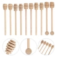 thumbnail image 3 of 10Pcs Simple Honey Sticks Honey Whisking Rods Household Honey Wands Supplies (Log Color), 3 of 5