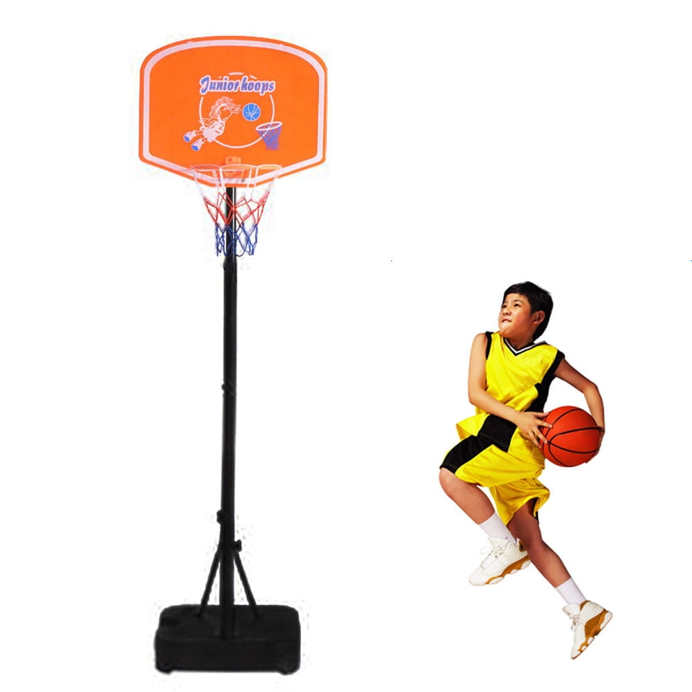 Zimtown 4.1-5ft Height Range Portable Kids Basketball Hoops, Mobile Adjustable Free Standing Mini Basketball Goals... by