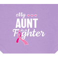 thumbnail image 3 of Inktastic Breast Cancer Awareness My Aunt is a Fighter Baby Bandana Bib, 3 of 4