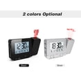 thumbnail image 4 of Projection Alarm Clock  Large LCD Screen 4-Level Brightness Dual Alarm with Snooze for Bedroom, 4 of 8