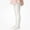 White, variant on SGFCWSX Girls Tights Ruffle Top Ribbed Stretch Comfortable Everyday Casual Toddler Kids Footed Leggings Dark Gray Size 3T