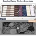 thumbnail image 4 of SOORS DRAWER ORGANIZATION ORGANIZER 2 PACKAGES, 24 CELL + 16 CELL SOCKS, Wipes, vineyard, belt (gray), 4 of 5