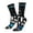 3 Black, variant on I Love With Autism To The Moon And Back Crew Socks for Men & Women, Breathable Casual Athletic Ankle Socks