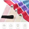 thumbnail image 2 of Coolnut Rainbow Sponge Cake Beach Towel Super Soft Microfiber Sand Free Beach Towels, Oversized Camping Pool Towel, Lightweight, Breathable & Quick Dry Towels, 30x60in Washcloth Gift, 2 of 7