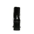 thumbnail image 4 of Steve Madden Pamela Black Leather Patent Fashion Block High Heel Ankle Booties (Black Patent, 10), 4 of 5