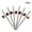 06_Straw Letter Pumpkin, variant on Under 5 24 Pack Halloween Straws Disposable Paper 7.7 in Witch Hat Skull Pumpkin Designs Festive & Convenient for Halloween Party Decorations Halloween Party Supplies by MPOISVA