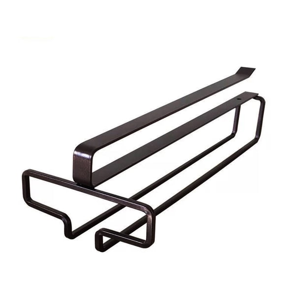 SAYOO Soporte para copas de vino, desagüe al revés Alambre sin perforaciones Estante para copas de gabinete simple SAYOO Moda