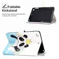 thumbnail image 2 of Allytech Flip Case for iPad 10.2" 2019, PU Leather Slim Fit Folio Stand Shockproof Smart Cover Auto Sleep Wake Protective Anti-Scratch TPU Back Cover Case for Apple iPad 7th Generation,Cute Panda, 2 of 8