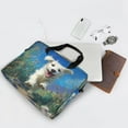 thumbnail image 5 of 16" Laptop Briefcase for Work Travel Laptop Shoulder Bag Carrying Handbag Laptop Case The Dog Is Running, 5 of 8