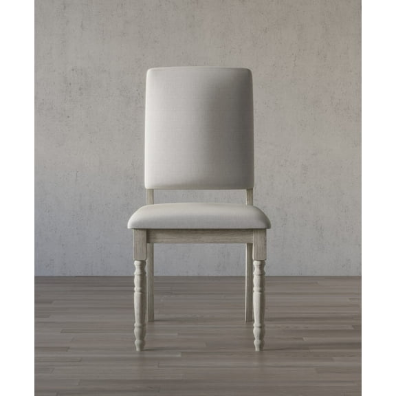 Home Design Lily 7-pieces Dining Table and Chair 6 Chairs only - Antique Grey