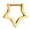 Gold, variant on Fashionable Star Nose Hoop Adornment Unique Zirconia Inlayed Star Nose Rings Accessory Ideal For Enhancing Your Look