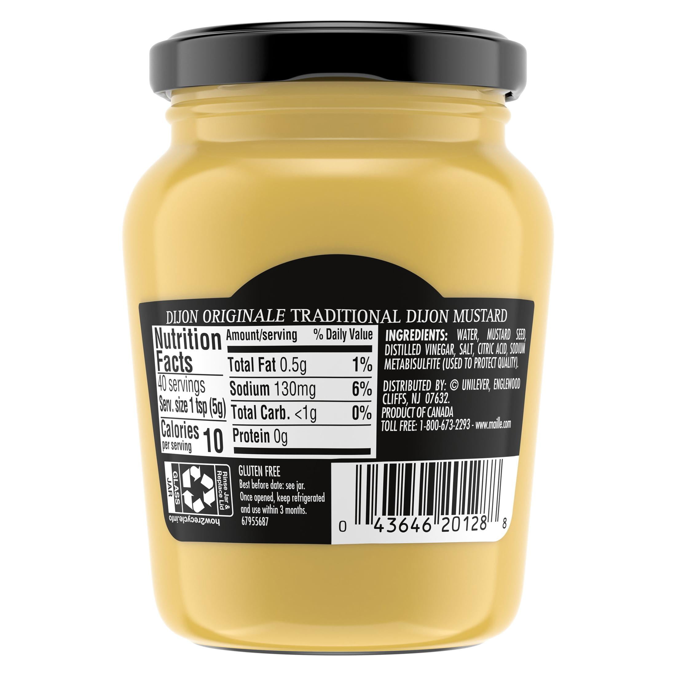 (6 pack) Maille Originale Dijon Mustard, 7.5 oz Jar