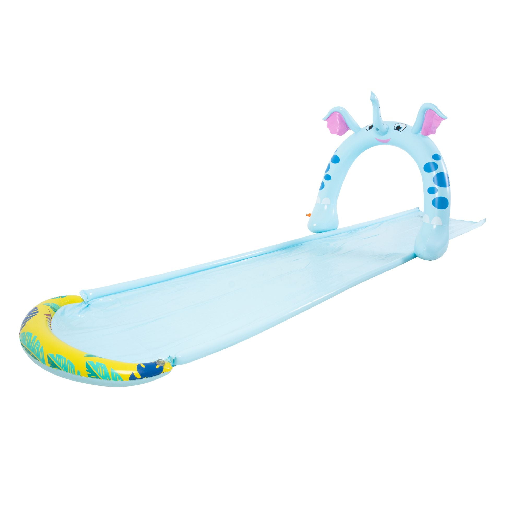 Pool Central 16' Inflatable Elephant Arch Sprayer Slide Outdoor Kids Water Toy