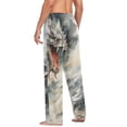 thumbnail image 5 of JSTEL Dragon Howling Men's Sleepwear Mens Pajama Pants Bottoms with Pockets, L, 5 of 6