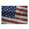 thumbnail image 1 of USA Cutting Board, Independence Day Commonwealth Country Patriotism Wooden Plank Rustic Image, Decorative Tempered Glass Cutting and Serving Board, Small Size, Navy Blue Red White, by Ambesonne, 1 of 1