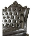 thumbnail image 4 of Bowery Hill Faux Leather Tufted Chaise Lounge in Silver and Antique Platinum, 4 of 4