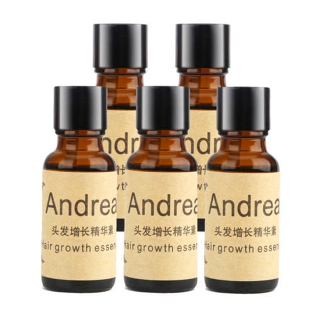 Esencia para el crecimiento del cabello Andrea, 5 unidades de 20 ml, para detener la caída del cabello
