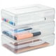 thumbnail image 1 of Caja de Lápices Transparente, 3 Paquetes de Organizador de Lápices Duros Grandes, Caja de Suministro de Plástico para Crayón Pincel Pintura Suministros Escolares, 1 of 6