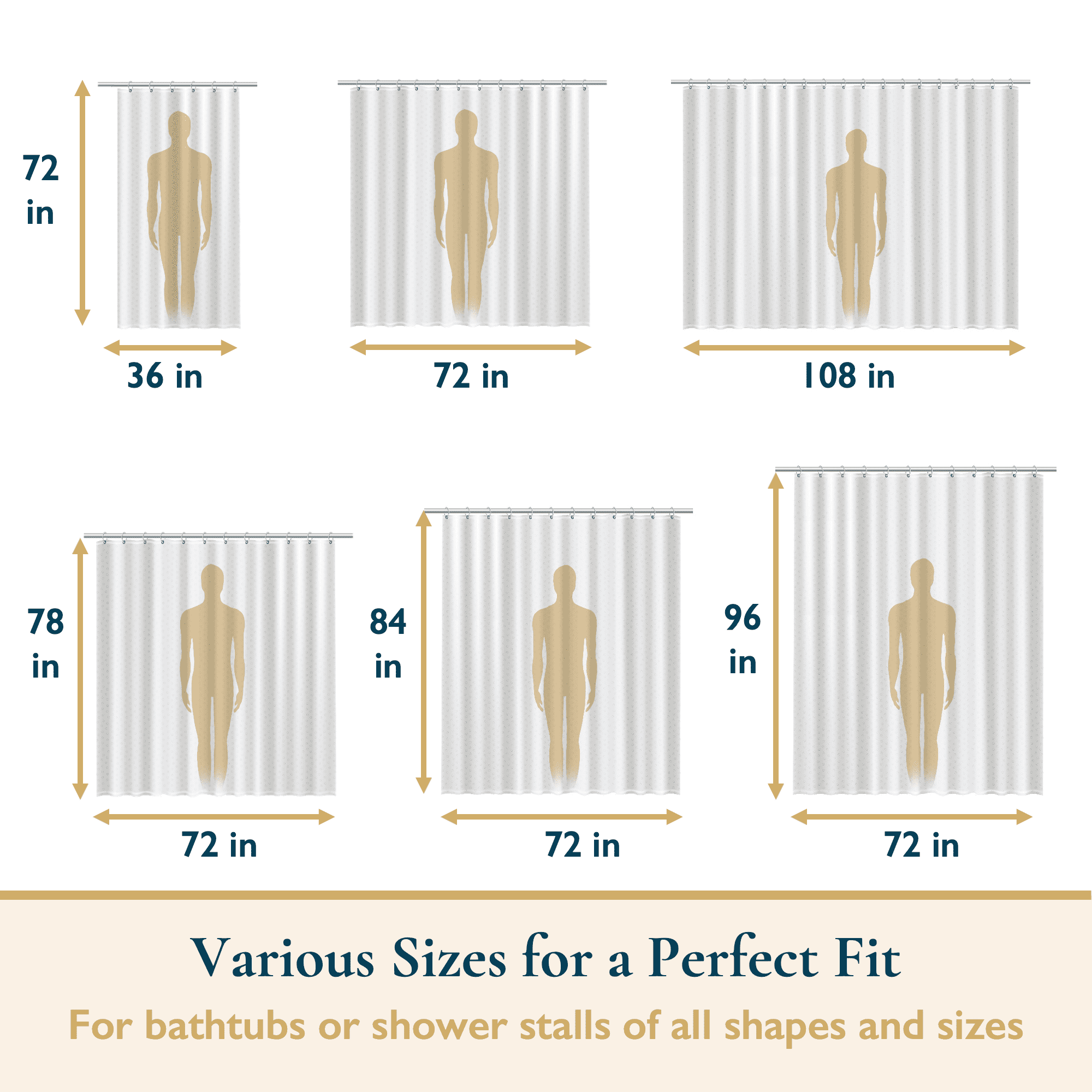 ComfiTime Shower Curtain/Liner with Hooks – 2-in-1 Mold/Mildew-Resistant, Weighted-Hem Fabric Bathroom Curtain, Water-Repellent TPU Coating, Machine-Washable, Fade-Resistant, Blush Pink, 72*96
