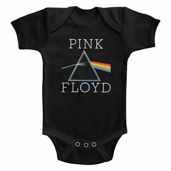 Pink Floyd Prism Black Infant Baby Romper
