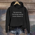 thumbnail image 2 of GZWYHT Women's I'M Cold Graphic Hoodie Oversized Sweatshirt Plain Crewneck Sweatshirts Mother Hoodie Funny Winter Shirts Loose Casual Long Sleeve Pullover Fall Winter Tops Black XL, 2 of 4