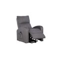 thumbnail image 4 of Topline Home Furnishings Power Lift Recliner, Smoke Grey Fabric, 4 of 9