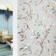 thumbnail image 1 of Películas para ventanas pintadas, Película decorativa para ventanas de PVC, Etiqueta de vidrio esmerilado sin pegamento, Películas para ventanas con protección UV para decoración del hogar Peonía 45 * 100 cm JM, 1 of 5