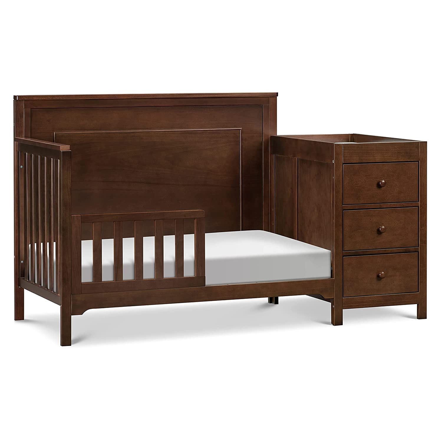Carter's by DaVinci Dakota 4-in-1 Crib and Changer Combo in Espresso