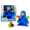 Busy Penguin Baby Bath Toy - Shape Sorter & Water Wheel Action Bath-time Toy by, âœ” MAKE BABY BATH TIME FUN AND EDUCATIONAL: Busy Penguin baby bath.., By EduKid Toys