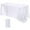 White, variant on Wovilon Tablecloths Can Be Cut Solid Color Glossy Satin Cloth Tablecloth For High-end Hotel Banquet Wedding