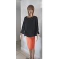 thumbnail image 2 of Lifestyle Attitude Blouse Women´s Size S Black Pearl Neck, 2 of 2