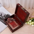 thumbnail image 3 of YIEMEEN Handmade Retro Jewelry Box Wooden for Case Pearl Necklace Bracelet Organizer, 3 of 9