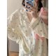 thumbnail image 1 of Traje de pijama de alta calidad para mujer, ropa de casa cómoda y transpirable, pantalones de manga larga, versión coreana, Otoño, nuevo, 1 of 5